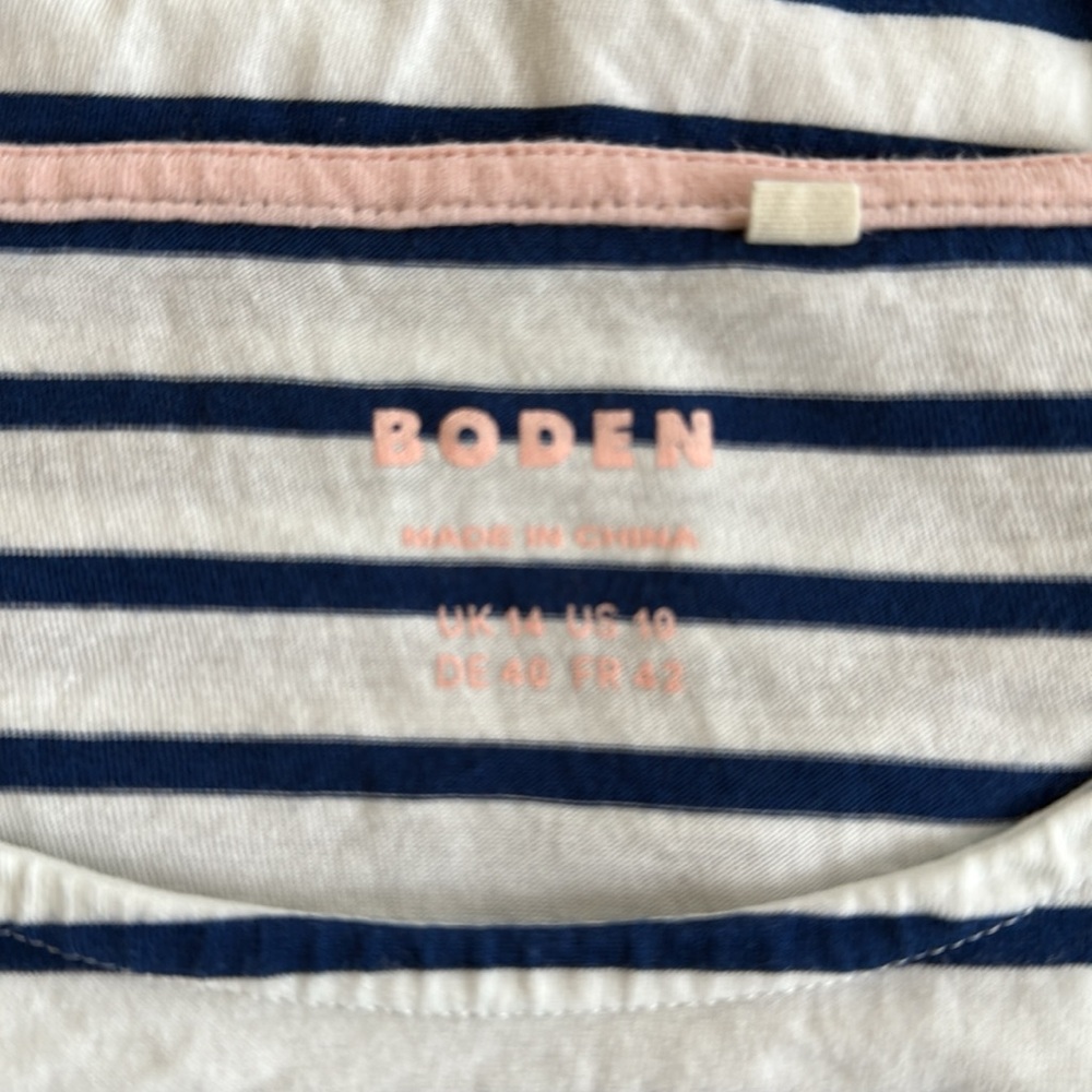 Boden Classic long sleeve Breton top - Picture 4 of 6